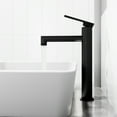 thumbnail image 4 of VIGO Sterling Single Handle Single Hole Bathroom Vessel Faucet in Matte Black, 4 of 12
