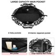 thumbnail image 3 of Halloween Ghost Boo Pattern Travel Tote Bags for Women Carry On,Large Weekender Bags for Women Travel,Multi Functional Duffle Bag for Work,Shopping,Sports, 3 of 5