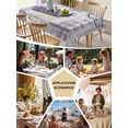 thumbnail image 6 of Purple Vintage Lavenders Tablecloth Rectangle Table Cloth 52x70, Waterproof Tablecloth Outdoor Table Cloth, Farmhouse Wooden Retro Art Washable Table Cover for Kitchen Dinning Party, 6 of 8