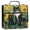Cats in Sunflowers Garden, variant on Water-Resistant 3-Ring Binder Organizer with Multiple Pockets Zipper Binder Bag for Office Black Cat Walking Fields