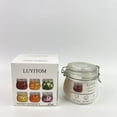 thumbnail image 2 of LUYITOM Kitchen containers,Airtight Glass Canister with Lids 17oz Food Storage Jar Round - Storage Container with Clear Preserving Seal Wire Clip Fastening for Kitchen Canning Cereal, 2 of 9