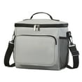 thumbnail image 1 of Lunch Bag for Outdoor and Work - Insulated Reusable Lunch with Adjustable Shoulder Strap for Adults - Cloth Lunchbox, 1 of 4