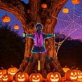 thumbnail image 6 of Halloween Decorations Outdoor Crashing Witch 44 Inch Flying Crashed Witches Hanging into Tree Halloween Decor for Yard Garden Porch Patio, 6 of 8