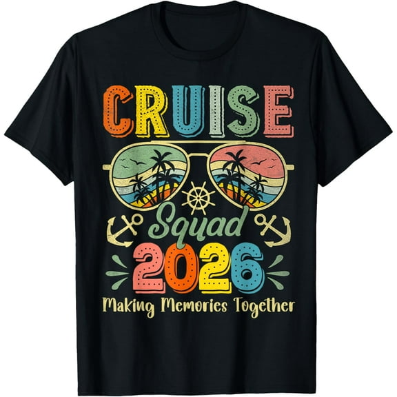 Cruise Squad 2026 Family Group Matching Summer Vacation T-Shirt Shirts