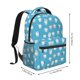 thumbnail image 2 of Disketp Cute Healthy Teeth Mochila Estampada para Hombre y Mujer – Mochila Ligera Clásica con Múltiples Bolsillos para Universidad, Trabajo y Viajes-One Size, 2 of 5