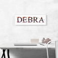 thumbnail image 2 of ARTCANVAS DEBRA Girls Name Room Decor Canvas Art Print - Size: 36" x 12" (0.75" Deep), 2 of 9