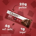 thumbnail image 5 of Quest Protein Bar, Chocolate Brownie, 20g Protein, Gluten Free, 4 Count, 5 of 13