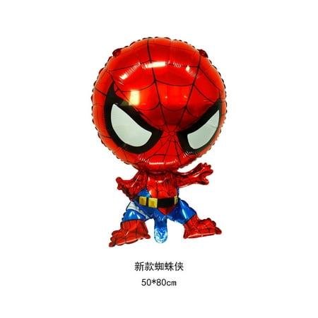 Children's Cartoon Hero Series Aluminum Film Decorative Balloon Superman Captain America Birthday Party Banquet Arrangement