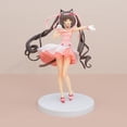 thumbnail image 3 of NEKOPARA-Figura Kawaii de Anime Chocolate Vainilla, Hermosa Chica Gato con Vestido de Noche, Adornos de muñecas Modelo, 19 cm, 3 of 5
