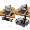 thumbnail image 2 of YIEMEEN Space Saving Under Desk Drawer Organizer Tray Multifunctional Metal Wire Basket, 2 of 7