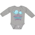 thumbnail image 3 of Inktastic My Great Aunt Whale-y Loves Me Boys or Girls Long Sleeve Baby Bodysuit, 3 of 5