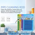 thumbnail image 6 of Floleo Drain Cleaning Sticks, 12 Pack Enzyme Drain Cleaner for Hair Clogs, Pipe Snake Tool for Kitchen Sink, Shower, Toilet Drain Maintenance and Odor Removal, 6 of 6