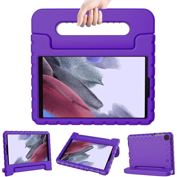 Funda para Galaxy Tab A7 lite T220 / T290 / Tab A9 / A11 8.7" agarradera Morada