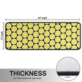 thumbnail image 5 of Kitchen Rugs Sets Of 2,Yellow Lemon Fruit Slices Black Pattern Anti Fatigue Kitchen Mat Rugs Non Slip Washable,Decorative Kitchen Floor Mats for Kitchen,Sink,Laundry,17"x47"+17"x47", 5 of 5