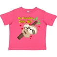 thumbnail image 3 of Inktastic My Grandma Loves Me Sloth Boys or Girls Toddler T-Shirt, 3 of 5