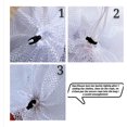 thumbnail image 2 of 2 Pack Small Commercial Mesh Laundry Bags With Drawstring For Dormitory, Travelling, College ,apartment, Camping, Rv, Machine Washable, Over Door Hang, 2 of 3