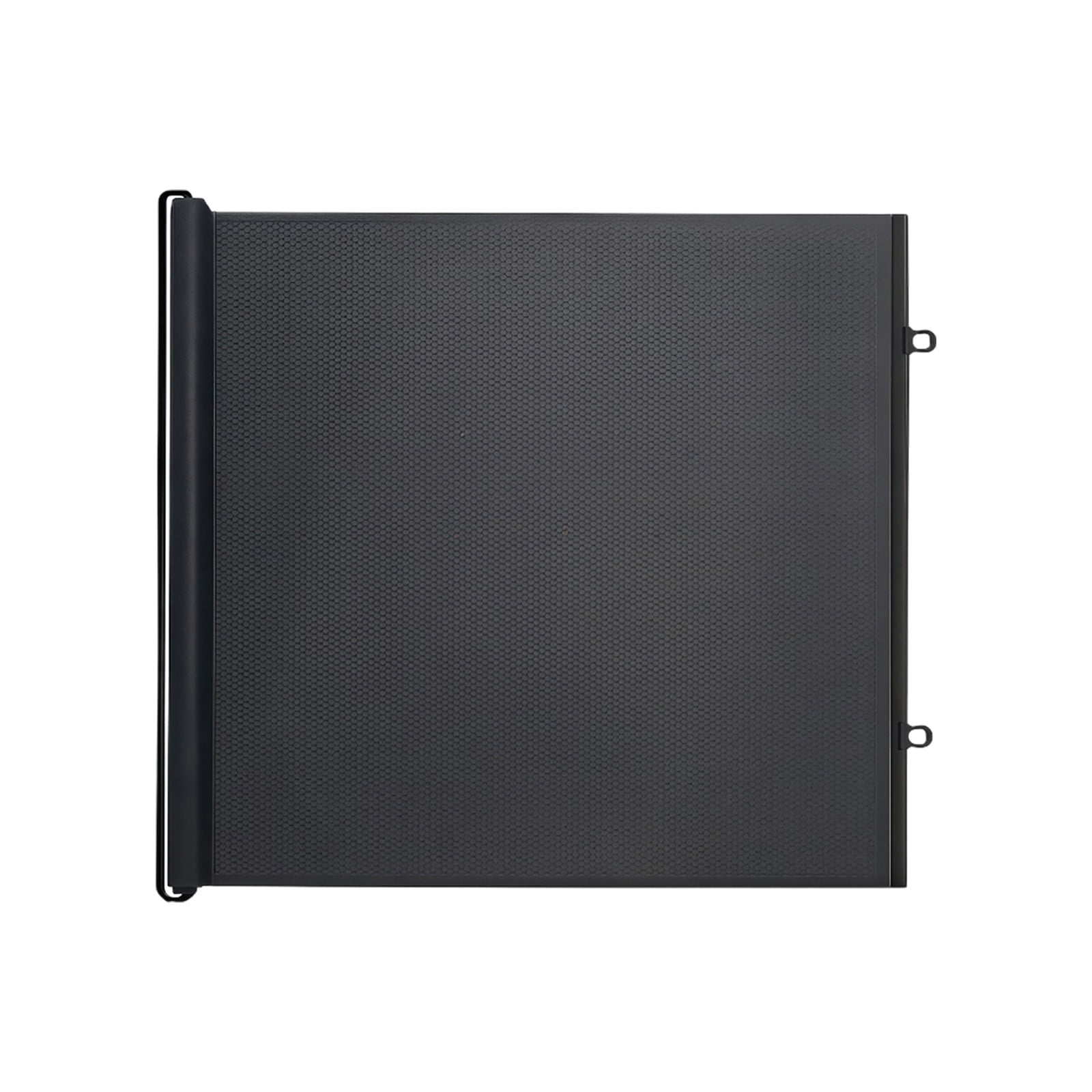 Retractable Pet Gate, No Drill Mesh Safety Barrier, Extendable Dog & Cat Gate for Stairs, Doors, and Indoor Spaces