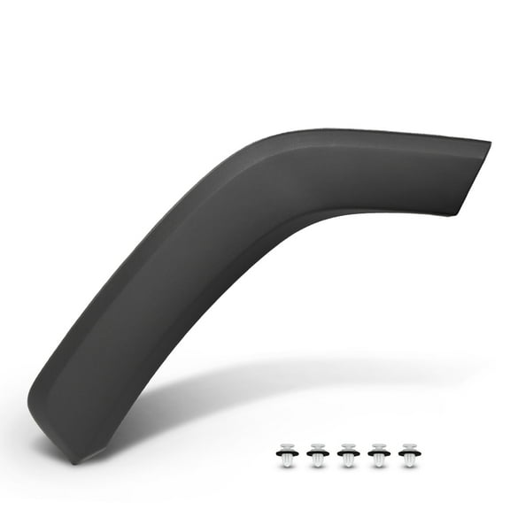 Left Driver Side Rear Door Flare Arch Trim Molding Black Fit for 2019-2024 Toyota Rav4