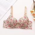 thumbnail image 5 of Aofany Underwire Bras For Women Push-Up Flower Printed Supportive Comfortable Everyday Bras With Adjustable Straps, 36B-42B, 5 of 5