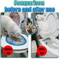 thumbnail image 6 of ABPETE Cat Toilet Trainer Kit - Teach Kitty to Use Toilet, Removable Design, Easy Cleaning Design, Universal Reusable Environmentally Friendly Cat Trainer for Pet Cleaning (Grey), 6 of 10