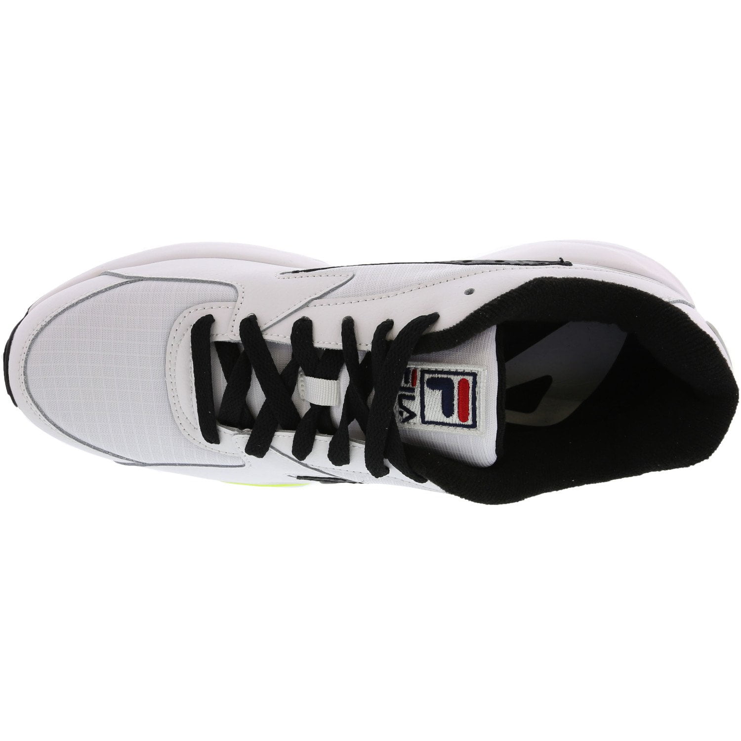 FILA - Fila Men?s Mindblower SLV Athletic Style Casual Sneaker - 11M - White / Black / Soft Yellow - Walmart.com - Walmart.com
