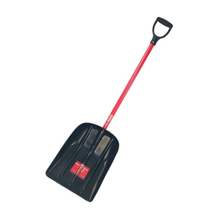 - 92400 Mulch/Snow Scoop with Fiberglass D-Grip Handle, 100% Made in the USA By Bully Tools