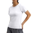 thumbnail image 6 of Guluxicc Women Workout Tops Short Sleeve Seamless Athletic Shirts Yoga Gym Sports Breathable Tees, 6 of 6