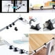 thumbnail image 4 of Wosthever Clip de Cable autoadhesivo de 10 piezas, ajustable, para auriculares, línea de datos, gestión de cables, amarre, Kit de abrazadera de Cable Almacenamiento y organización del hogar Tipo 2 Wosthever HA064471-02B, 4 of 6