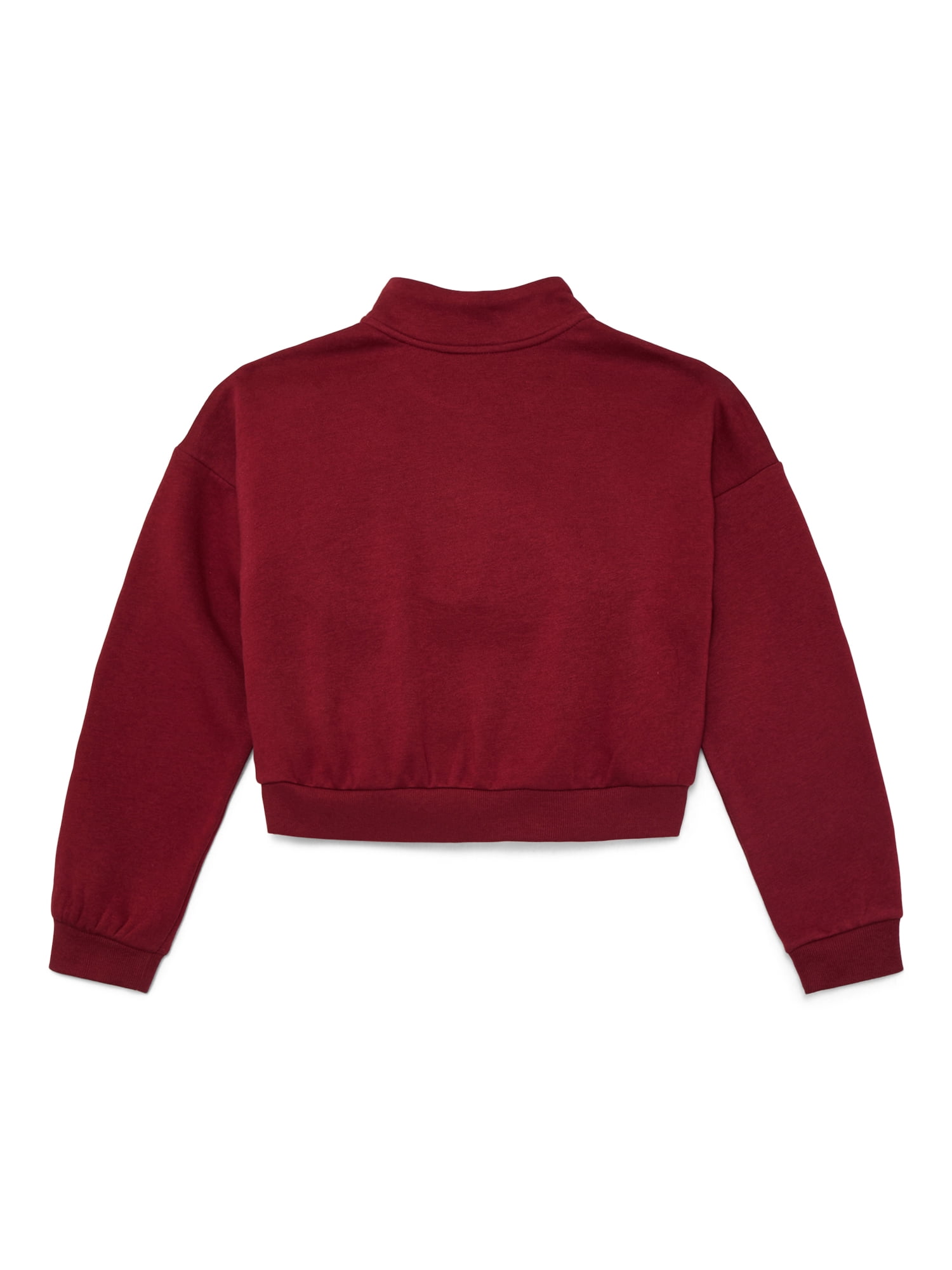Weekend Academy Girls Fleece Quarter Zip Sweatshirt, Sizes 4-18