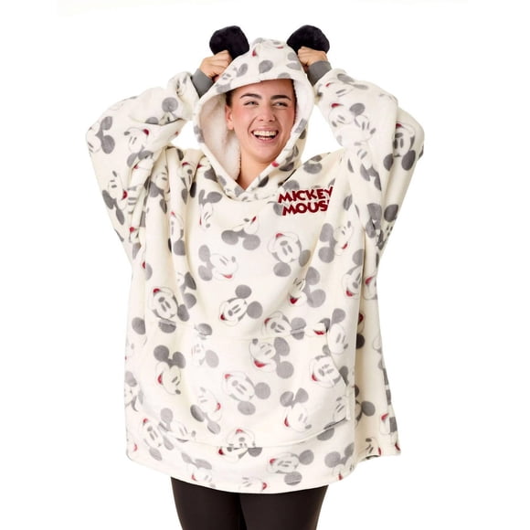 Disney Womens Mickey Mouse Hoodie Blanket