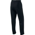 thumbnail image 2 of Nike Club Swoosh Men's Fleece Sweatpants Pants Classic Fit, Medium - Black/White, 2 of 2