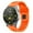 Orange, variant on Dwitch band for Galaxy watch FE 40mm, Breathable Silicone Sport Band with Ventilation Holes,Black