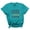 Heather Teal Blue, variant on Women Coffee Coffee +More Coffee Graphic Coffee Lover Tee Tshirt Top