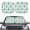 thumbnail image 2 of Balery 2 Piece Hello Summer Car Windshield Sun Shade|Foldable Front Windshield Shade for Car Front Window for Most Sedans SUV Truck-Small, 2 of 7