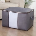 thumbnail image 5 of Cloth Underwear Storage Bag Foldable Organizer Pouches Gray Beige Navy Coffee Home Closet Drawer Organizing Solution for Travel Laundry, 5 of 7