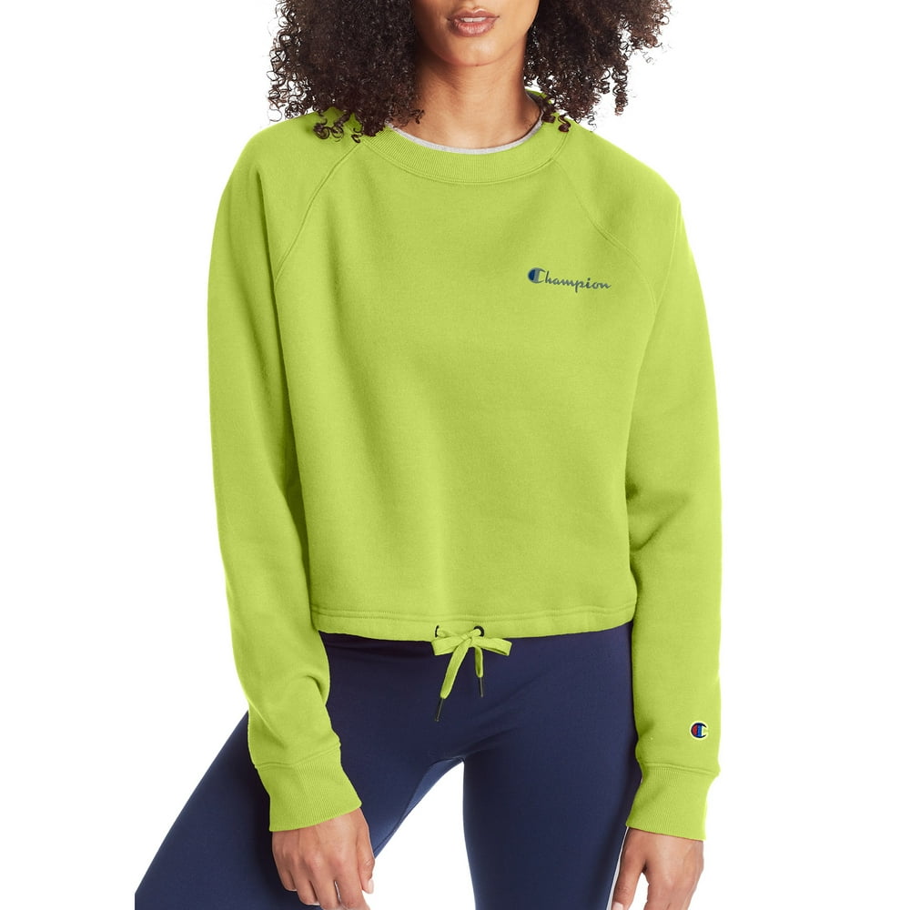 Champion Champion Women's Campus Fleece Cropped Crewneck Sweatshirt