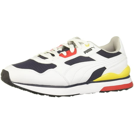 PUMA Mens R78 Futr Sneaker 11 Puma White-puma White-puma New Navy