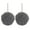 Gray, variant on EazyTech 2 Pack Fuzzy Ball Towel White and Gray - Hand Dry Towels Set Home Decorative Towels for Bathroom Kitchen (Gray)
