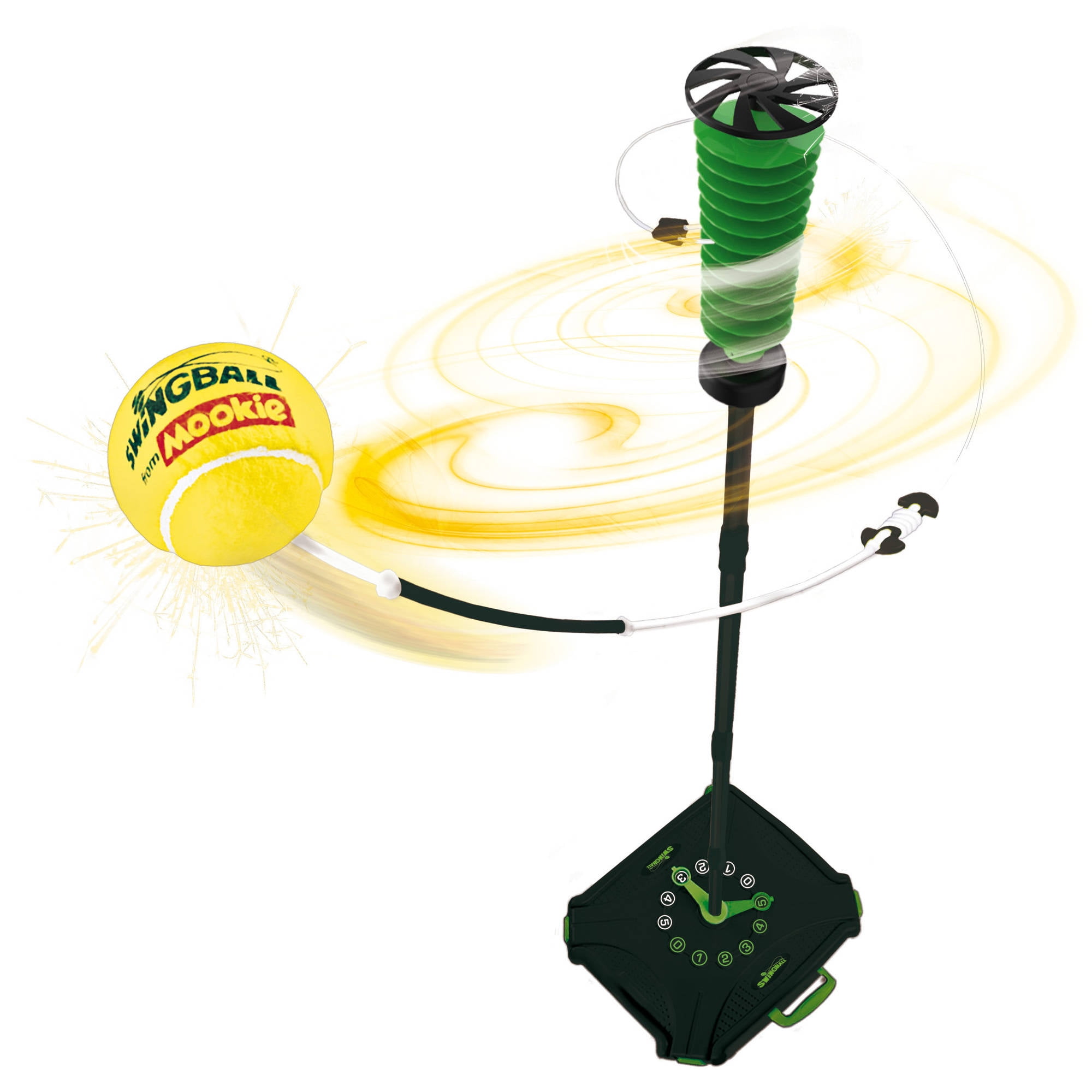 National Sporting Goods MOOKIE All Surface Swingball, Black Green by National Sporting Goods