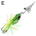 thumbnail image 3 of Spinnerbait Frog Lure Fishing Lure for Targeting Black Bass W/ Rotating Sequin, 3 of 8
