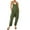 Army Green, variant on STARVNC Women Solid Color V Neck Sleeveless Pockets Jumpsuit