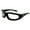 Black Frame/Clear Lens, variant on MotoFrames MF Payback Padded Motorcycle Sunglasses Black Frames (Black)