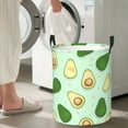 thumbnail image 4 of Goofa Avocado Printed Circular Hamper,Laundry Basket with Handles,Storage Baskets Foldable,Large Capacity Laundry Hamper-Medium, 4 of 8