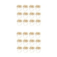 thumbnail image 2 of Advancent 12pcs Flower Napkin Rings Household Exquisite Napkins Metal Scene Tableware Ornament Interesting Holder Layout oro 4.5 cm 2piezas Advancent CBP103781, 2 of 6