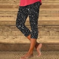 thumbnail image 2 of Audhol Soft Leggings for Women, Women's Fashion Spring Summer Casual 7/8 Length Legging Sparkly Leggings Women Black L, 2 of 7