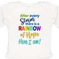 thumbnail image 4 of Inktastic After Every Storm, There is a Rainbow of Hope Here I Am Boys or Girls Long Sleeve Baby Bodysuit, 4 of 5