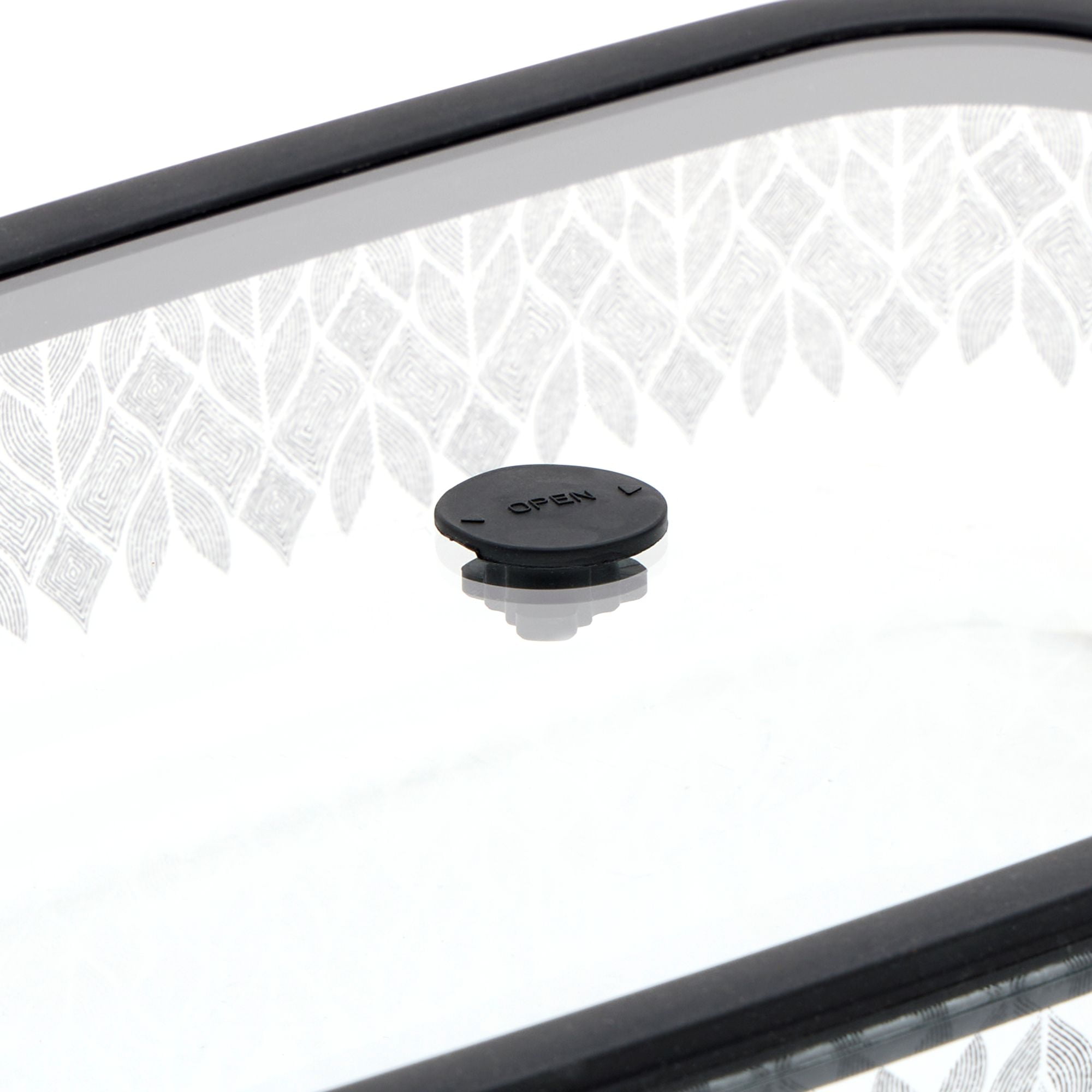Thyme & Table 9"x15" Glass Baking Dish with Lid - Leaflets