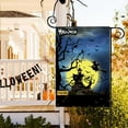 thumbnail image 7 of Happy Halloween Evil Pumpkin Garden Flag 12x18 Inch, Vertical Double Sided Happy Halloween Pumpkin Holiday Outside Decorations Burlap Yard Flag, 7 of 7
