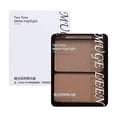 thumbnail image 1 of Versatile 2-in-1 Matte Highlighter & Contour Palette, All-in-One Blusher & Shadow Disc for Sculpting Dimensional Facial Features, 1 of 8