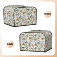thumbnail image 3 of Xecao Sea Animals 1 Print 4 Slice Toaster Cover with Pockets, Small Appliance Cover, Dust and Fingerprint Protection, Machine Washable, 3 of 7